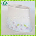 YSb50007-03 conjunto de baño de cerámica de flor púrpura